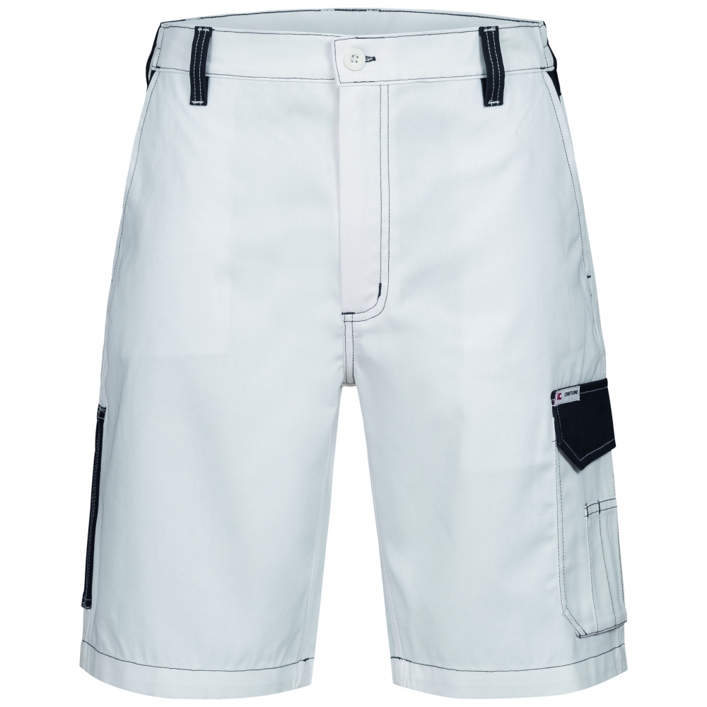 Quần short làm việc vải chéo Craftland 22446 MALMEDY màu trắng/xám size 42-64
