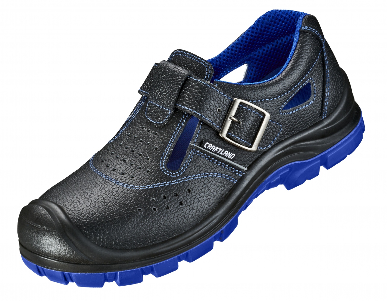 Craftland 31710 VILNIUS Giày sandal bảo hộ lao động S1P đen-xanh size 36-48