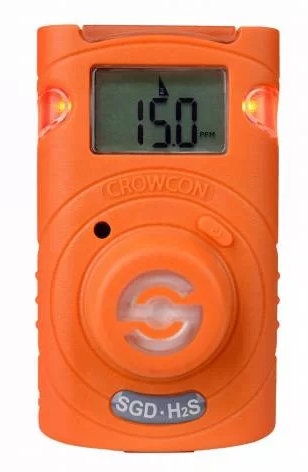 Máy dò đơn khí Hydro Sulfua (H2S) Crowcon Clip SGD 5/10ppm