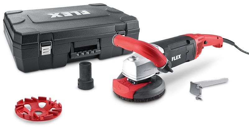 Flex (408.638) LD 18-7 125 R - Máy mài cải tạo mạnh mẽ chuyên mài sát mép tường - Bộ E-Jet - 1800 Watt