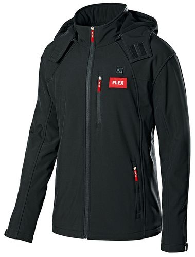 Áo khoác Softshell sưởi ấm dùng pin cho nam FLEX TJ 10.8/18 V