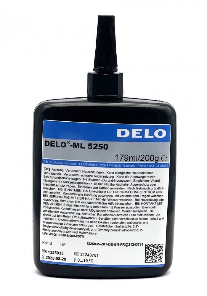 Keo khóa ren và niêm phong ren Delo ML 5250, độ bền trung bình, màu xanh dương, 200g