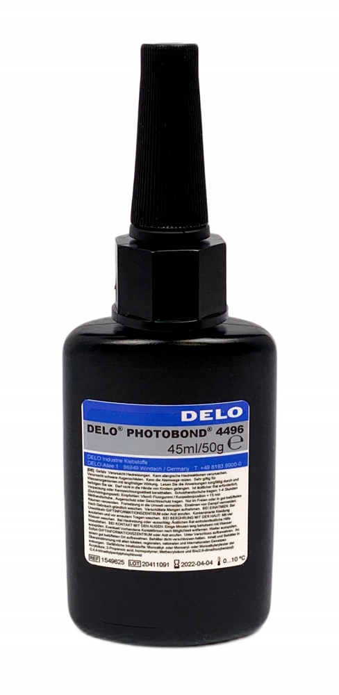 Keo acrylate Delo-Photobond 4496 đóng rắn bằng tia UV kháng bóc tách 50g