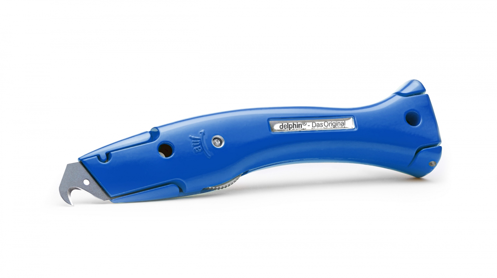 Dao rọc thảm đa năng Delphin 100250-K1-B màu xanh kẹo ngọt kèm bao đựng
