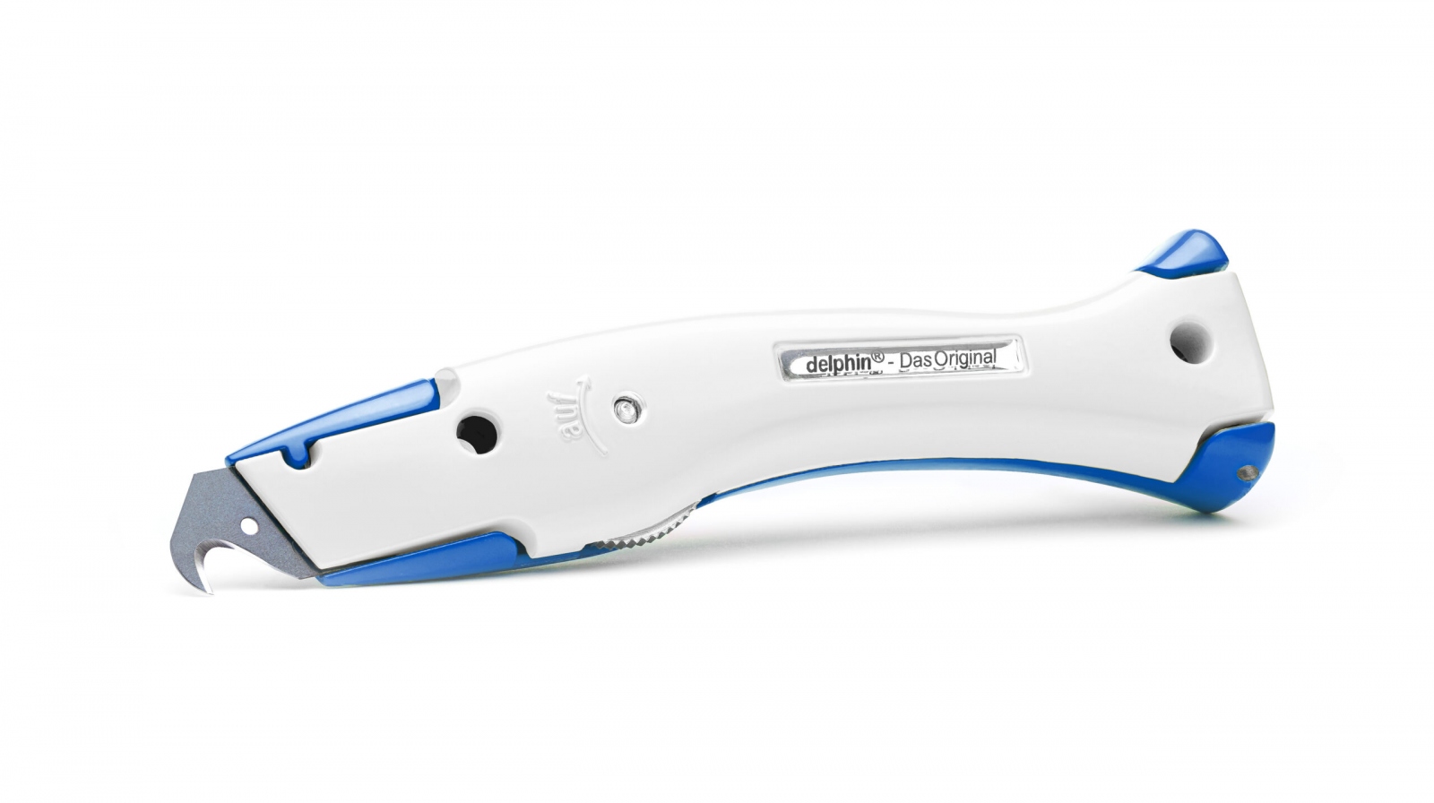 Dao rọc thảm đa năng Delphin K-2-BW Phiên bản Club, Xanh-Trắng