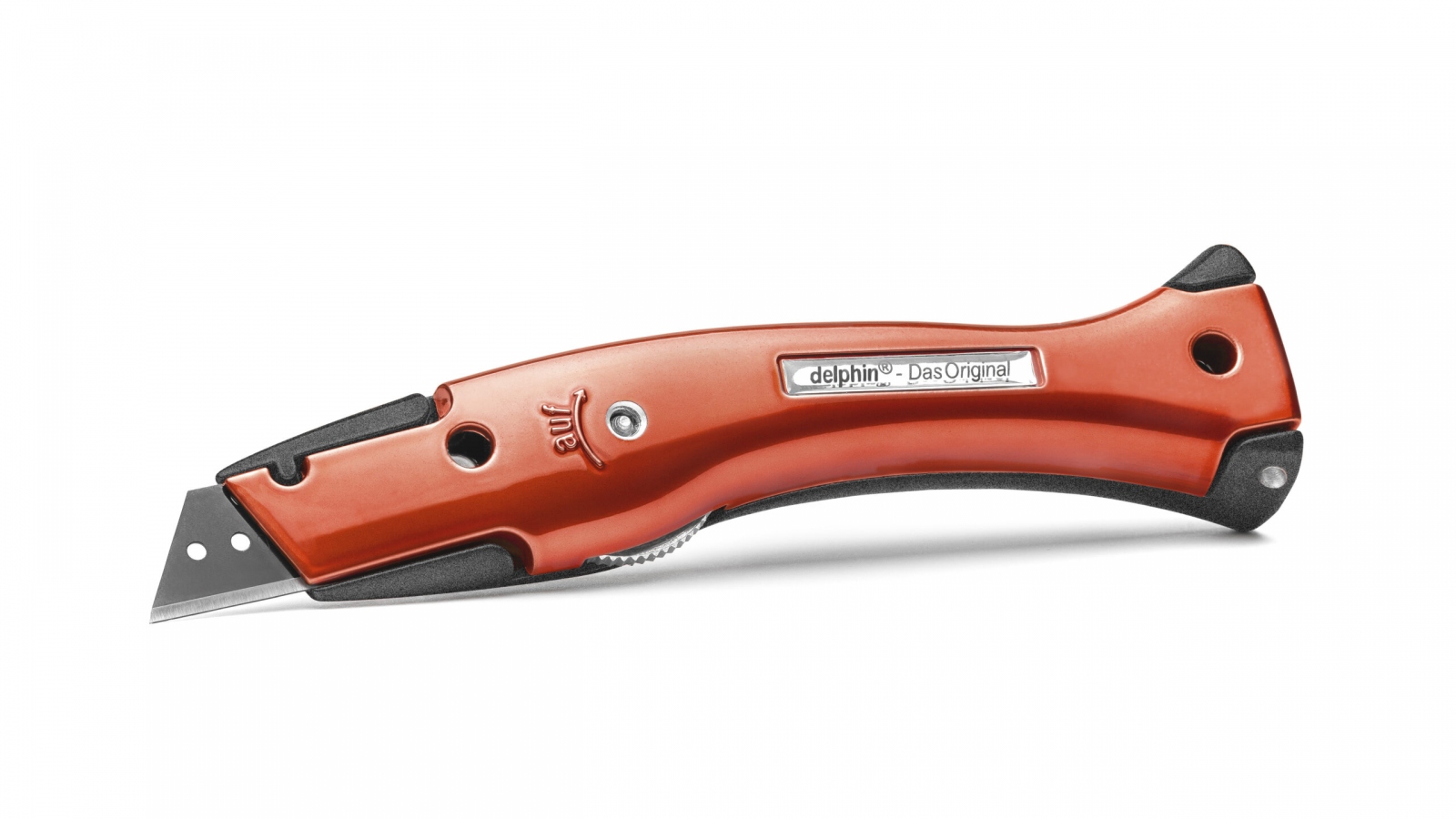 Dao rọc thảm đa năng Delphin K-2-MSCR màu đỏ kẹo và đen