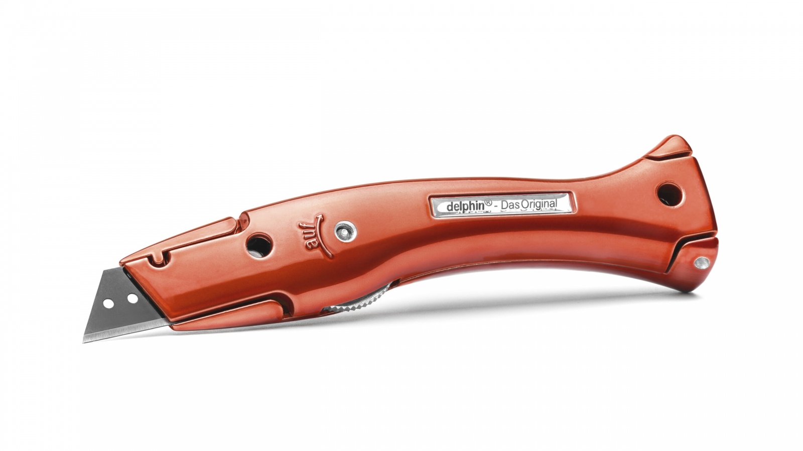 Dao rọc thảm đa năng Delphin K-1-CR Style-Edition màu đỏ kẹo