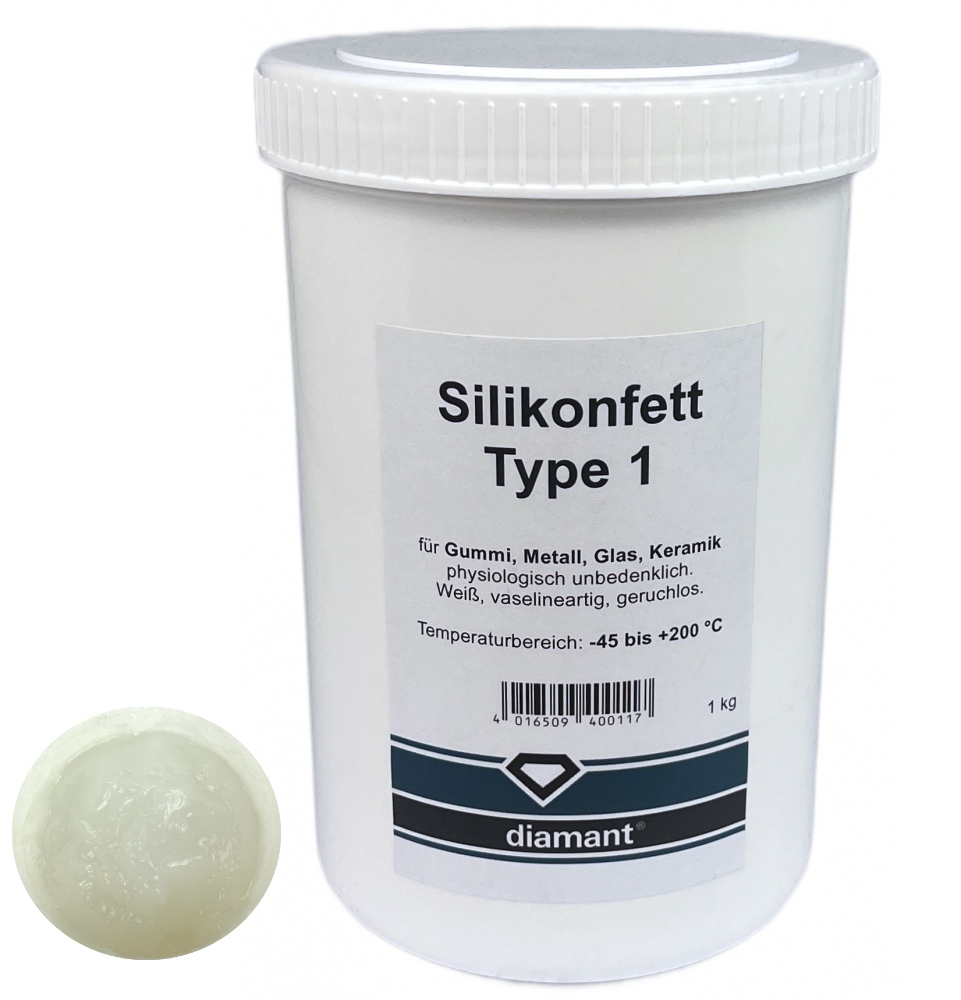 Mỡ Silicone Diamant Loại 1 cho cao su, kim loại, thủy tinh, gốm sứ 1kg