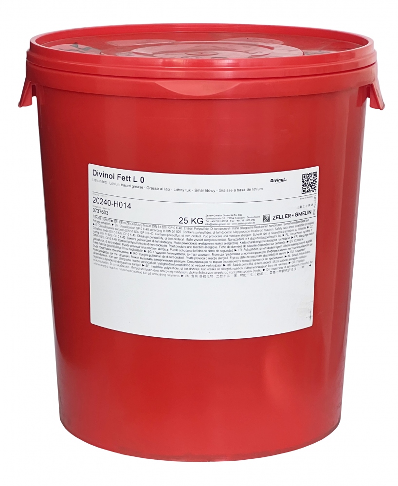 Mỡ bôi trơn phức hợp lithium Divinol L 0 25kg