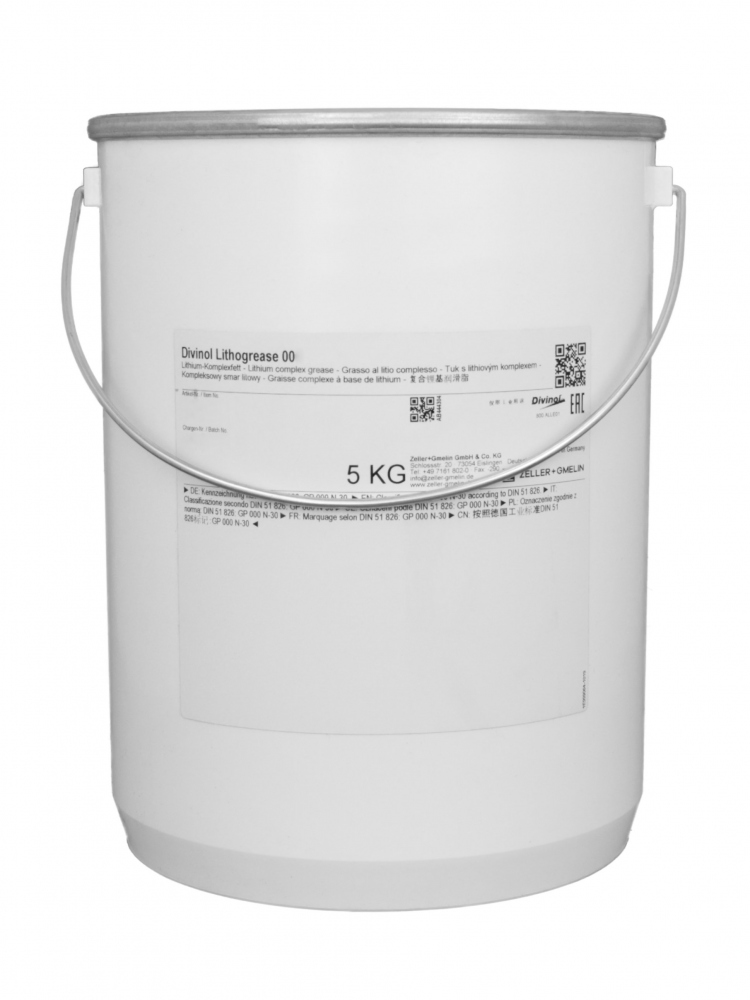 Divinol Lithogrease 00 Mỡ lỏng cho hộp số chịu tải cao 5Kg