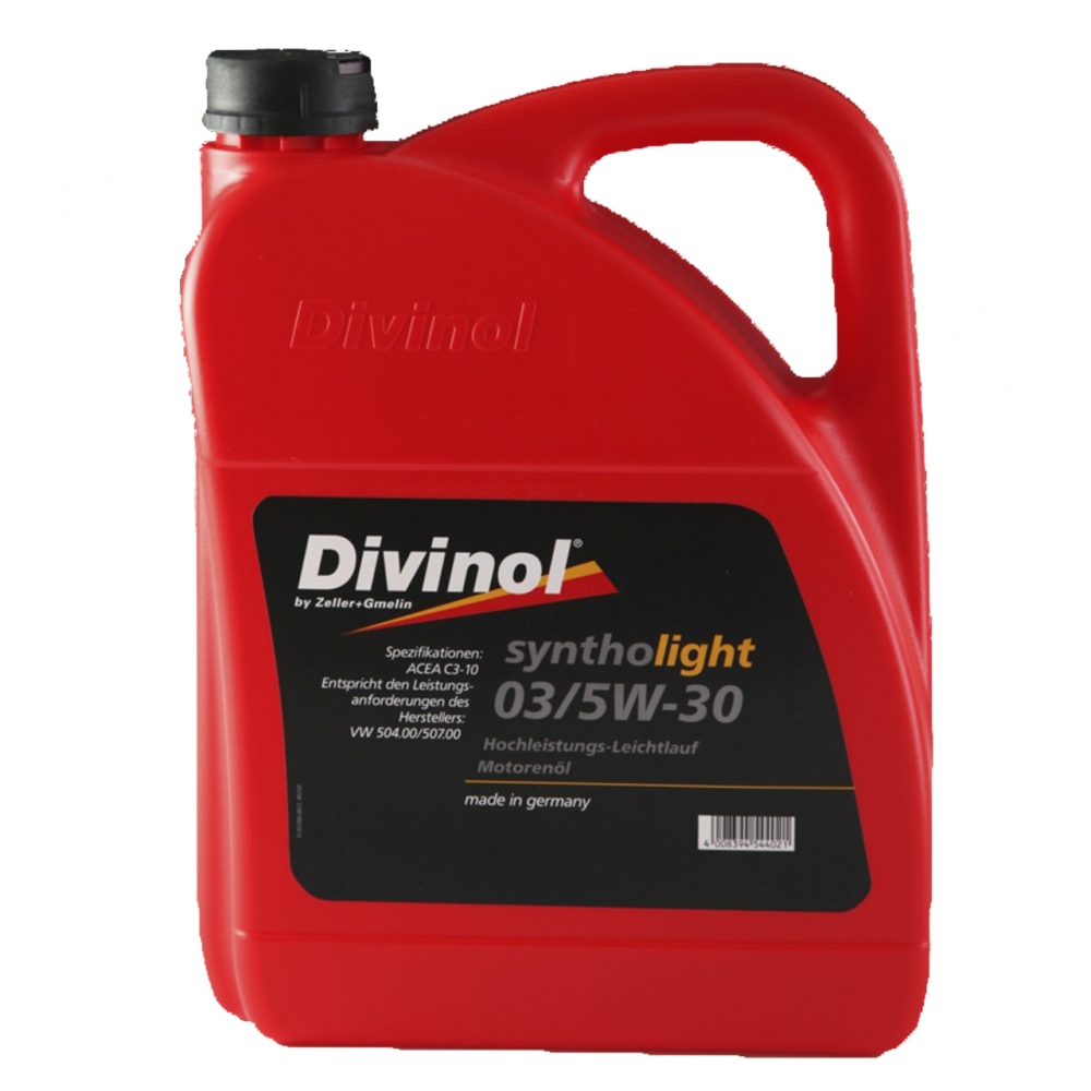 Dầu động cơ Divinol SynthoLight 03 5W-30 can 5 lít