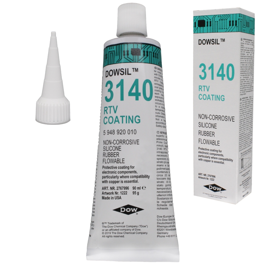 Lớp phủ bảo vệ trong suốt Dowsil 3140 RTV không chứa dung môi 90ml