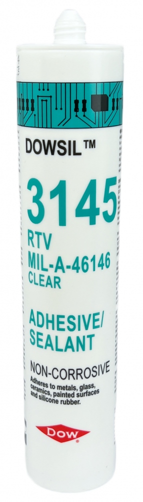 Keo dán silicone Dowsil 3145 RTV tiêu chuẩn quân đội MIL-A-46146 dạng ống 310ml