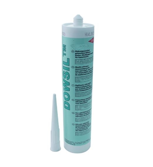 Keo silicon chịu nhiệt Dowsil 736 màu đỏ dạng ống 300ml