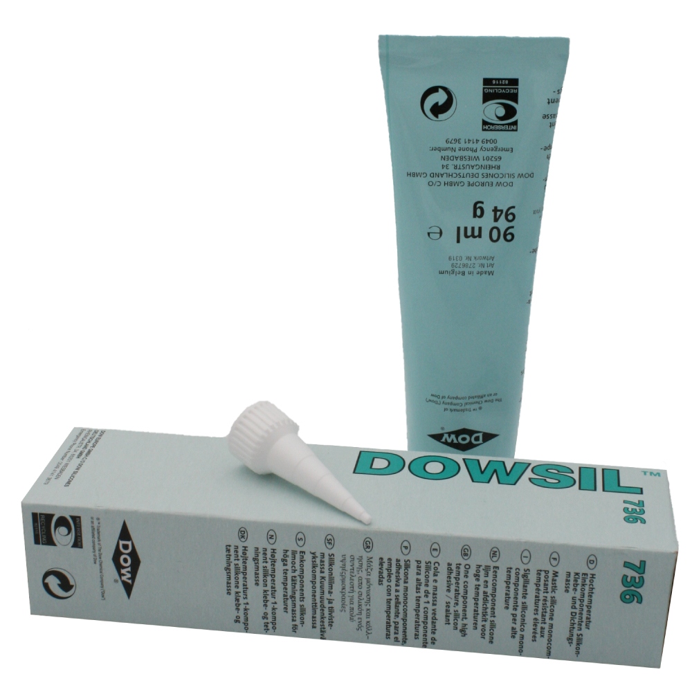 Keo chịu nhiệt Dowsil 736 màu đỏ tuýp 90ml