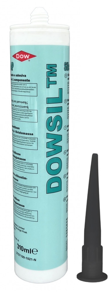 Keo dán silicone Dowsil AP màu đen dạng ống 310ml