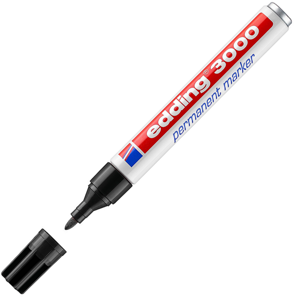 Bút lông dầu bơm mực được Edding 3000 ngòi tròn 1.5-3 mm