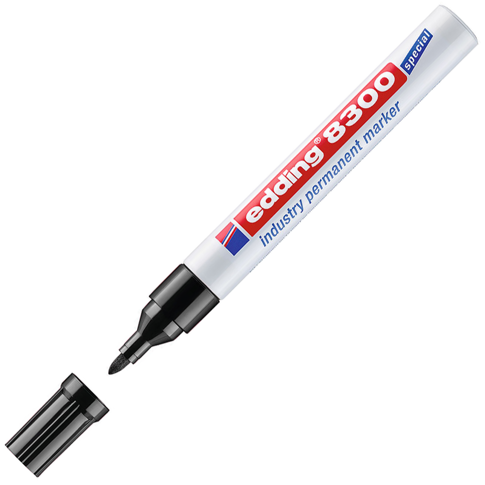 Bút lông dầu công nghiệp Edding 8300 ngòi tròn 1.5 - 3mm