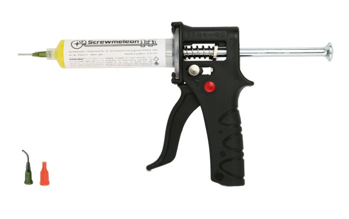 Bộ dụng cụ khởi đầu súng bơm keo đánh dấu lực siết Screwmeleon® kèm ống keo 50ml