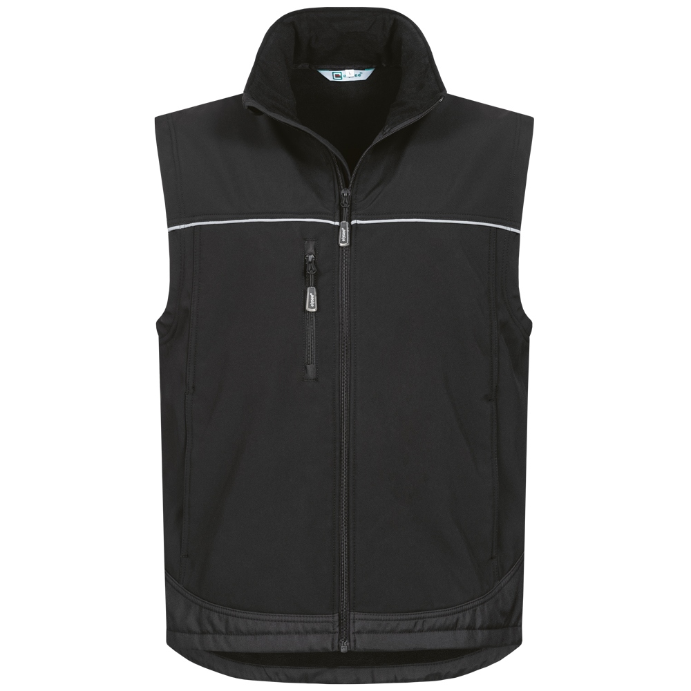 Áo gile bảo hộ Softshell nam / Áo giữ nhiệt màu đen XS-4XL, Elysee 1890