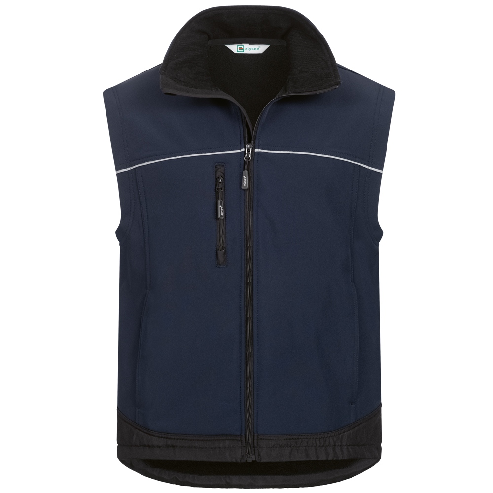 Áo gile bảo hộ Softshell nam / Áo giữ nhiệt màu xanh than XS-4XL, Elysee 1891