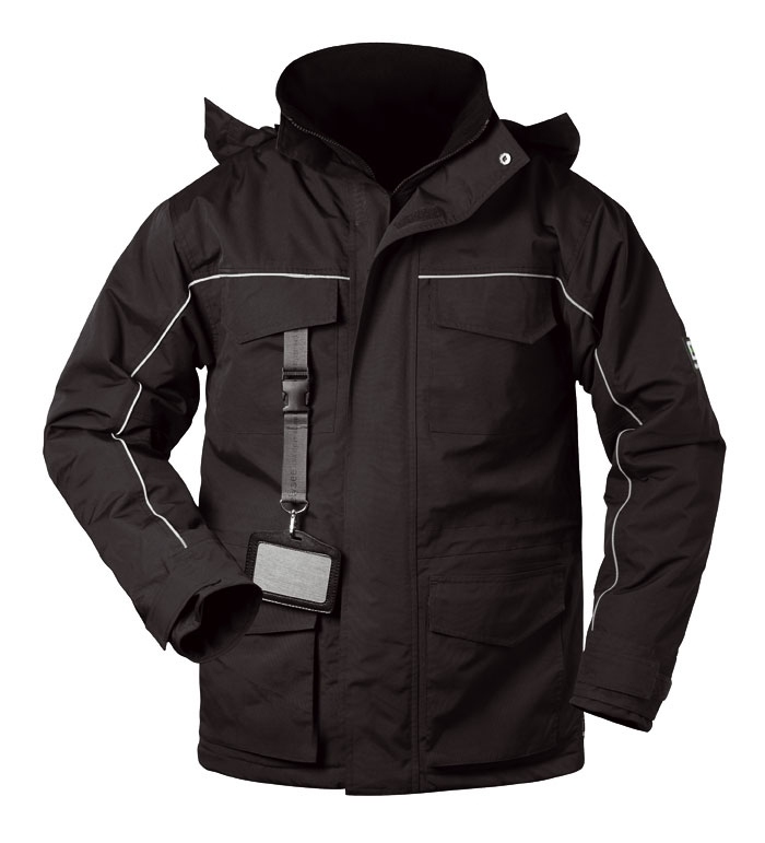 Áo khoác giữ nhiệt mùa đông thoáng khí màu đen XS-4XL, Elysee 20020