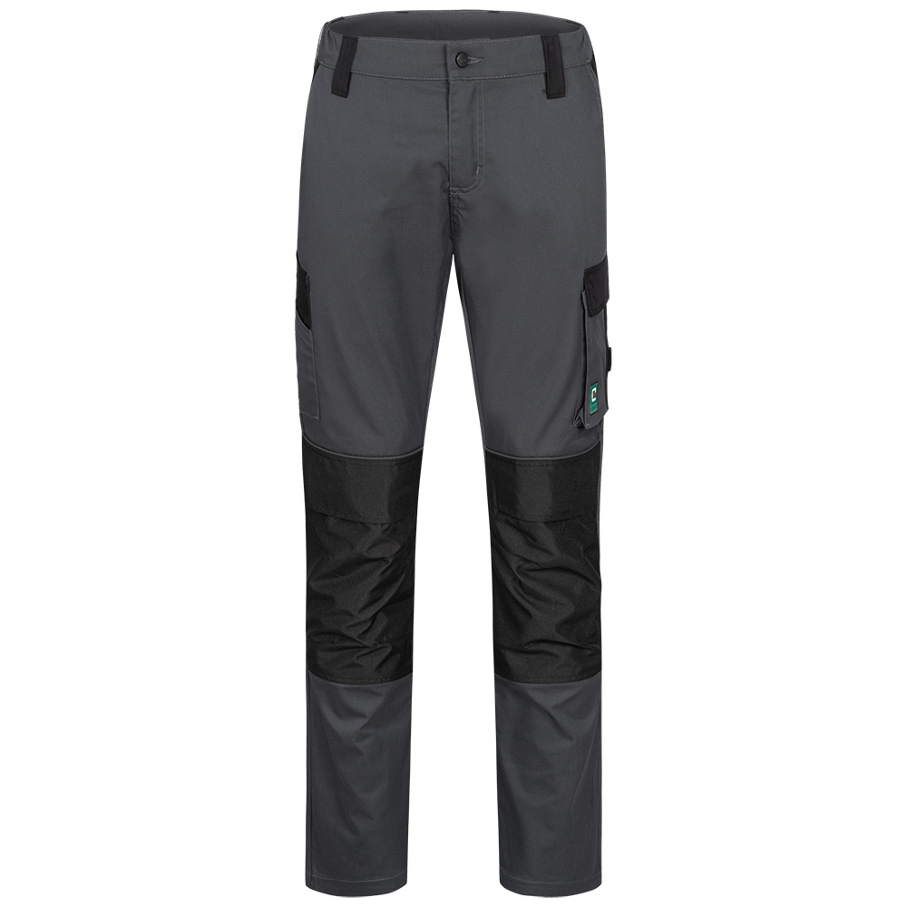Quần bảo hộ lao động co giãn màu xám/đen size 24-68, Elysee 22262