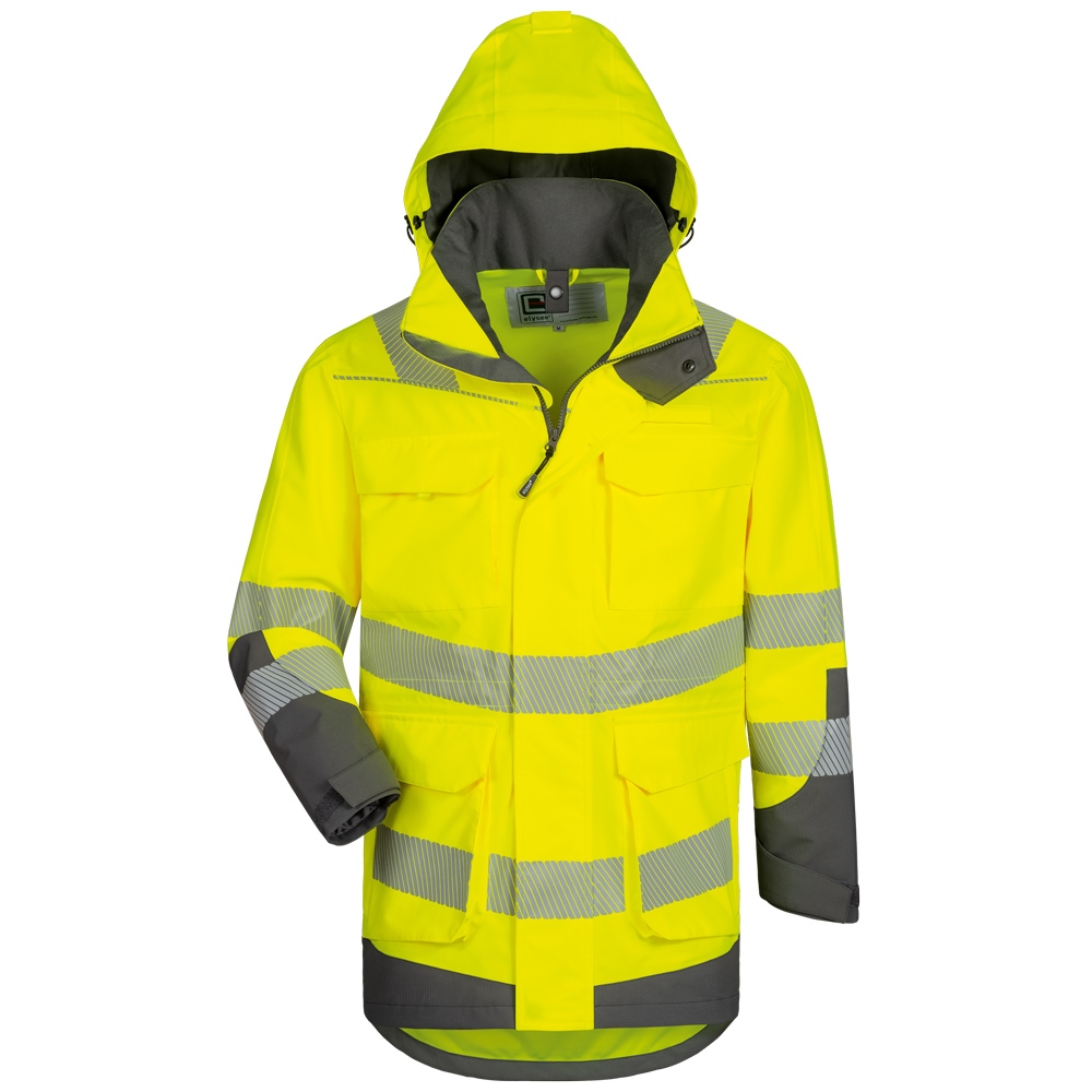 Áo parka phản quang ISO 20471 cấp 3 vàng/xám Elysee 22421