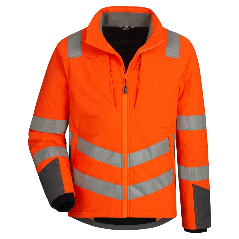 Áo khoác chần bông phản quang màu cam/xám XS-4XL, Elysee 22433