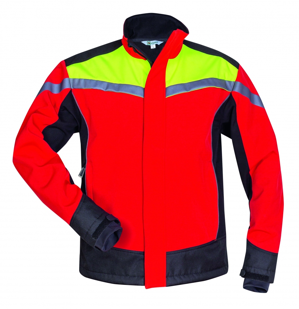 Áo khoác Softshell bảo hộ lâm nghiệp Elysee 22755 ESCHE màu đỏ/đen/vàng