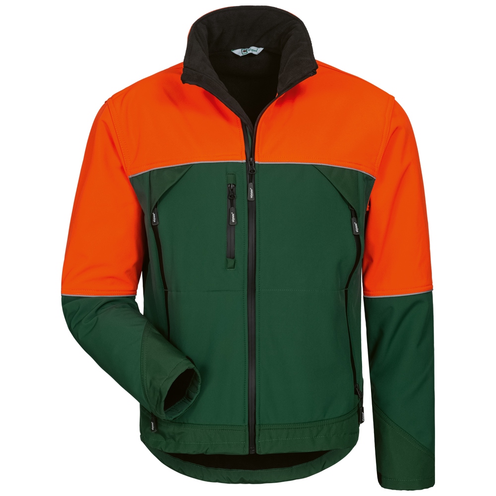 Áo khoác Softshell Elysee 22756 SANDDORN màu xanh lá cam phối rừng xanh
