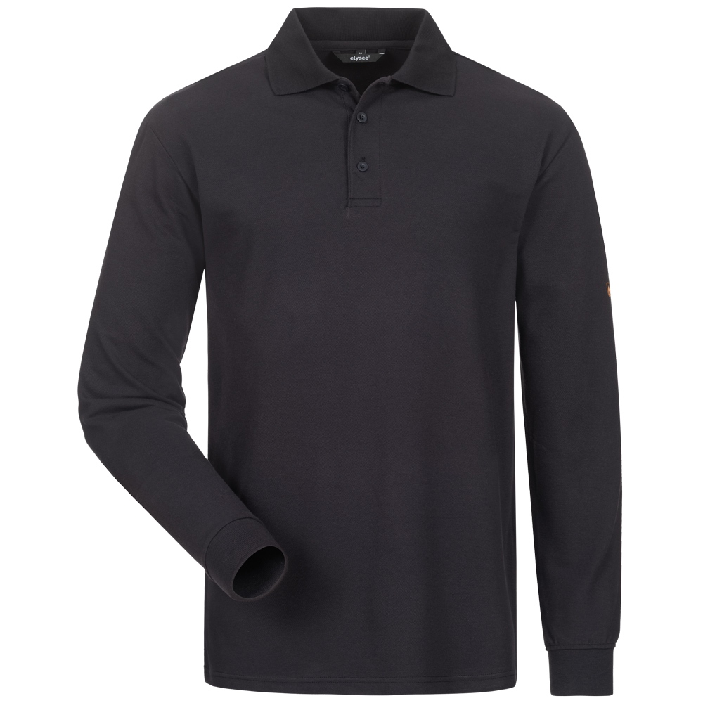Áo thun Polo bảo hộ đa năng dài tay màu xanh đen S-3XL, Elysee 23406