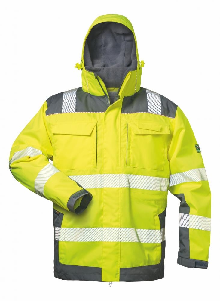 Áo khoác phản quang mùa đông đa năng 2 trong 1 màu vàng/xám S-4XL, Elysee23429