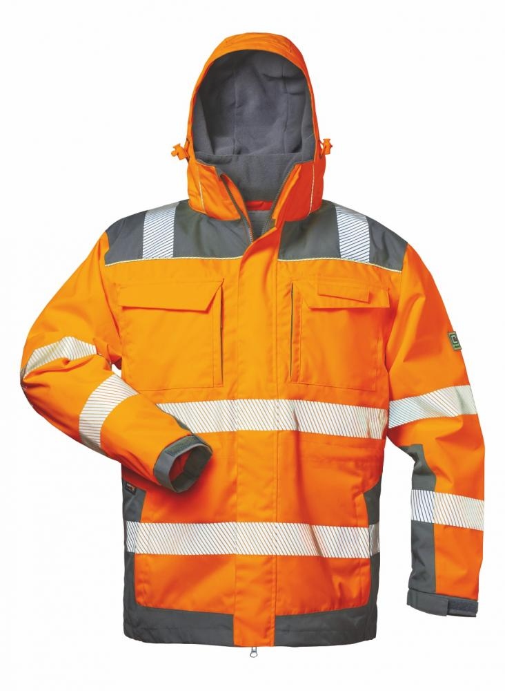 Áo khoác phản quang mùa đông 2 trong 1 đa năng màu cam/xám S-4XL, Elysee23439