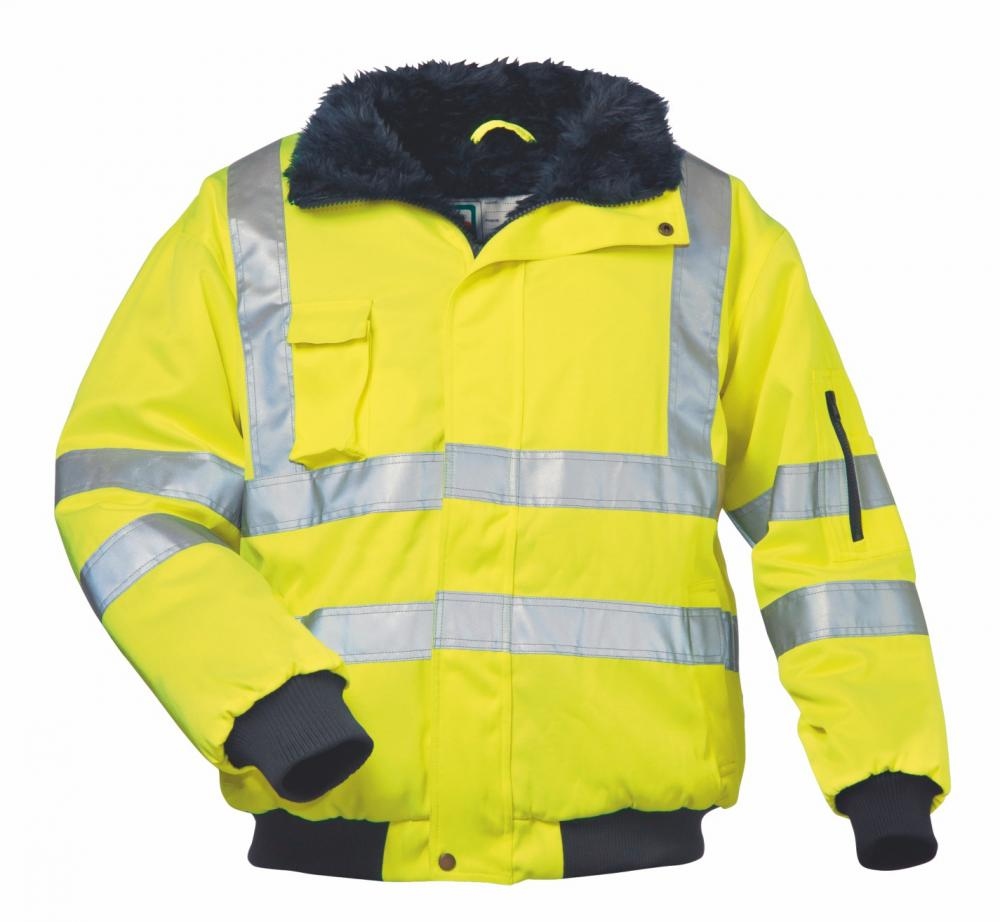 Áo bomber phản quang chống lạnh EN 14058 Elysee 23556 màu vàng