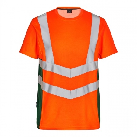 Áo T-shirt phản quang hiện đại Engel 9544-182 màu cam/xanh lá cây, size XS-6XL
