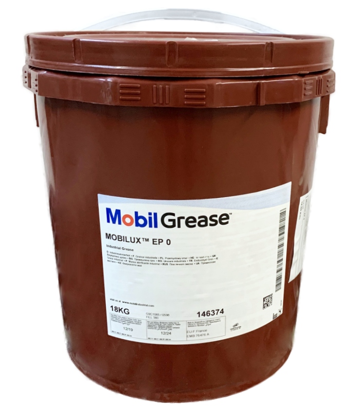 Mỡ bôi trơn vòng bi bán lỏng gốc Lithium Mobilux EP 0 xô 18kg