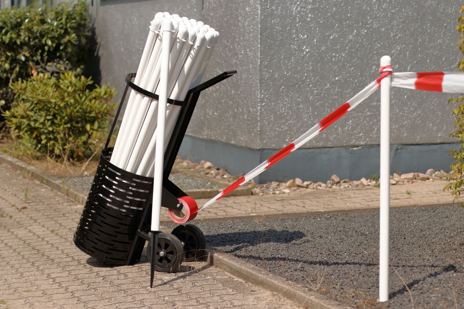 Trụ va chạm bằng nhựa CRASH STOP EPS-TG-EW (40 trụ) kèm giá vận chuyển