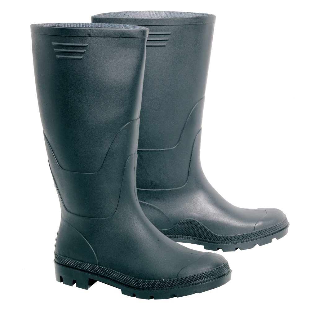 Ủng đi mưa cổ cao PVC màu đen EN 20347 O4 SRA size 36-50, Euromax 35050