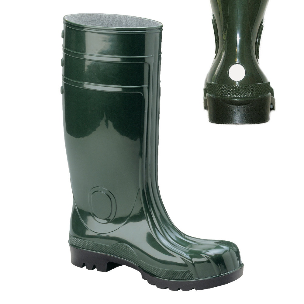 Ủng bảo hộ lao động cho nông dân chuẩn S5, chất liệu PVC màu xanh lá, size 37-50, Euromax 35372
