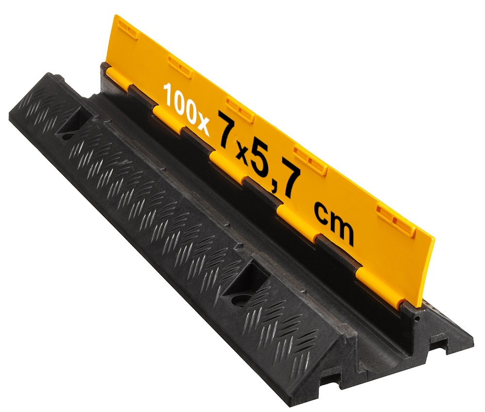 Gờ bảo vệ vòi cứu hỏa chịu tải nặng 1 rãnh có nắp đậy 100x26x7cm, tải trọng 3 tấn