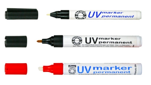 Bút dạ dầu chống tia UV có thể bơm mực, độ rộng nét từ 0,5 đến 5 mm