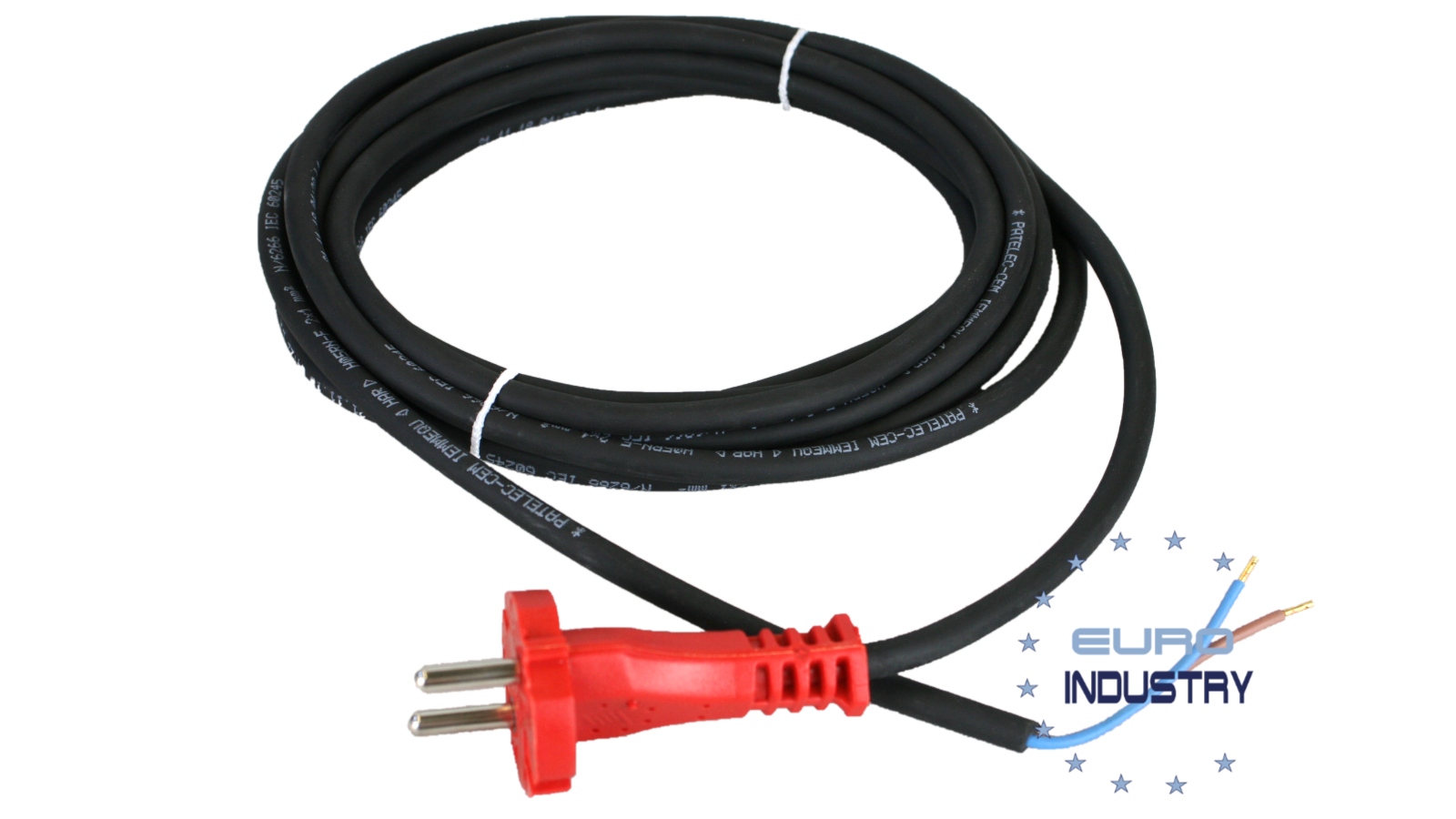 Dây cáp nguồn mềm Flex 297.046 H05RNF 2 lõi x 1mm2 x 4m