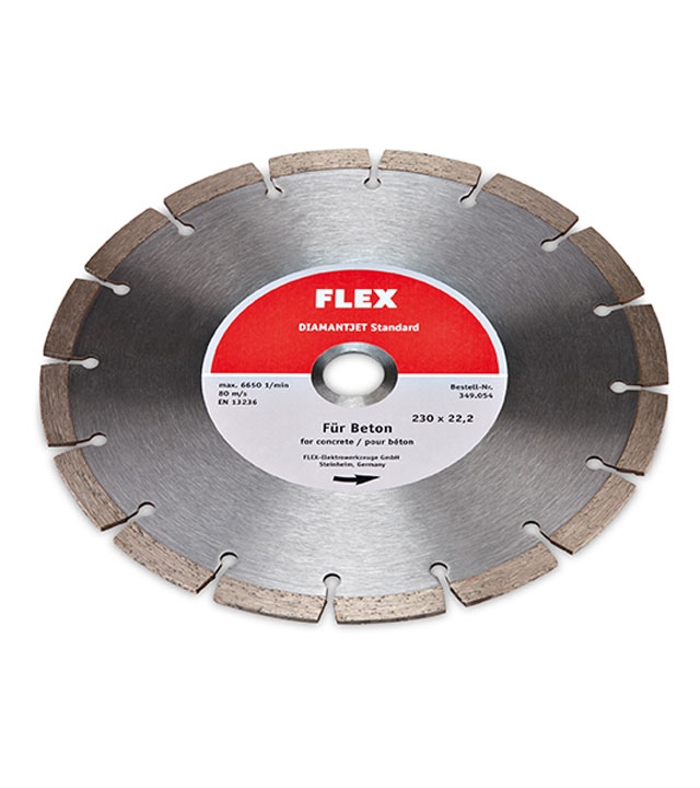 Flex 349.054 Diamantjet Đĩa cắt kim cương cho bê tông Ø 230 x 22,2 mm