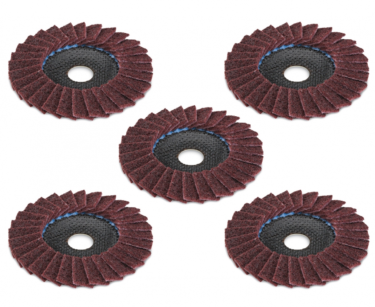 Bánh mài nhám xếp FLEX 358.606 SC-VL cho kim loại / thép không gỉ đường kính 125mm