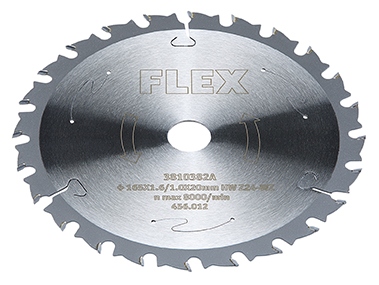 Lưỡi cưa đĩa tiêu chuẩn Flex 456.012 D165x1,6/1,0x20 HM Z=24 WZ