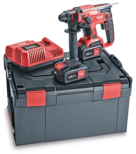 Máy khoan búa xoay dùng pin Flex 461.768 CHE 18.0-EC/5.0 theo bộ sản phẩm