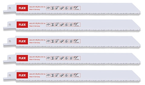 Lưỡi cưa kiếm dùng cho kim loại và tấm vật liệu FLEX 462.071 RS/Bi-150 14