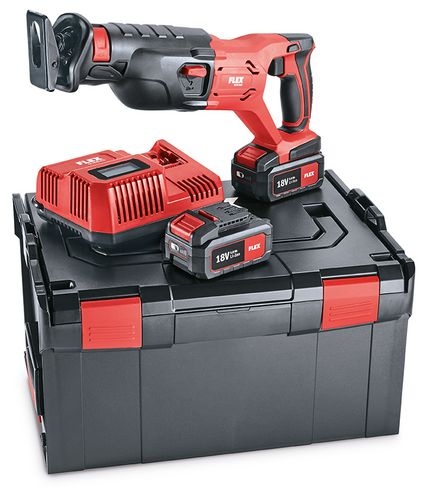 Máy cưa kiếm dùng pin Flex 462.799 RS 29 18.0/5.0 Bộ thiết bị đầy đủ