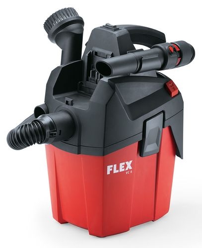 Máy hút bụi Flex 481.491 VC 6 L MC 18.0 với chế độ vệ sinh bộ lọc thủ công
